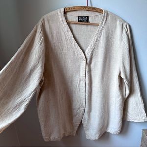 Vintage EILEEN FISHER button down blouse